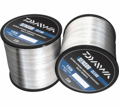 Daiwa Sensor Bulk Spool Clear Monofil Fishing Line All Sizes Available