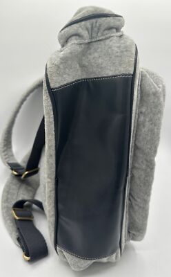 RARE Y2K Velour JUICY COUTURE Full Size Gray Backpack 