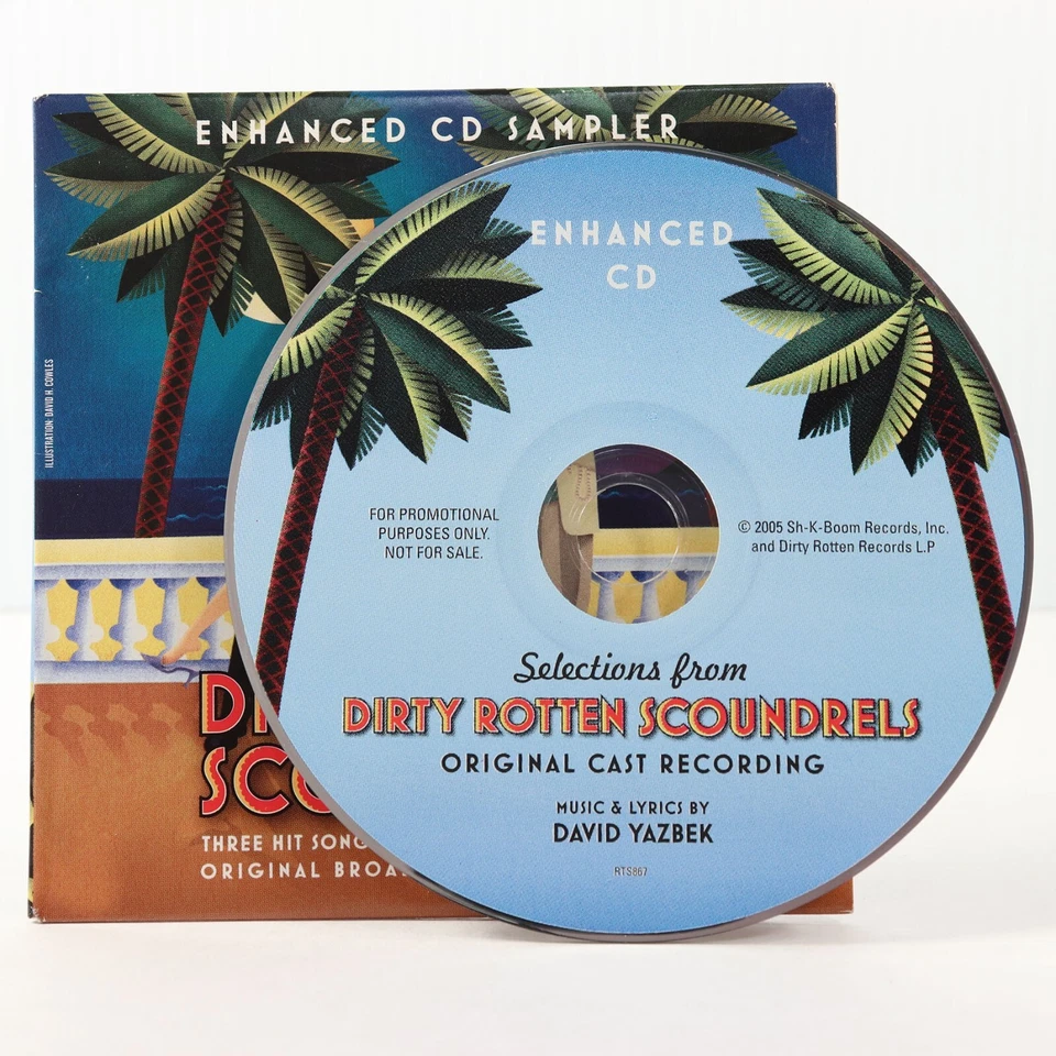 Dirty Rotten Scoundrels Enhanced Promo CD Sampler, Original Broadway Cast 2005 - Image 3 of 4
