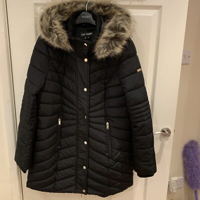 Centigrade Fur Hood Qvc Uk Faux Fur Coats NEW Womens Padded