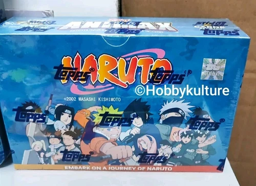 Topps Animax Naruto 2024 NEW Trading Cards TCG 40 Packs Sealed Box , 200 Cards