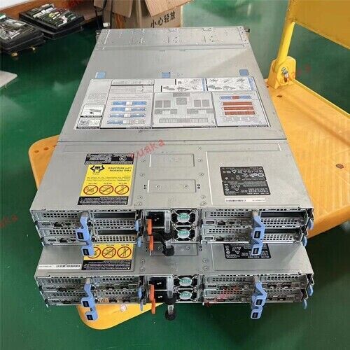 Dell EMC PowerEdge C6525 24X2.5" 4 Node Server 2X1600W Support EPYC 7002/7003 - Picture 2 of 2