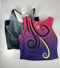 2-Balera Girls Leotards Dance Gymnastics Size 1C