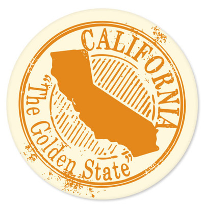 Autoaufkleber California Golden State Travel Urlaub Reise K119 Sticker-12cm