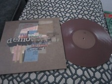 10" record single,stop it ,life in a box Demo ,brown vinyl ,