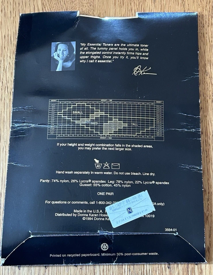 Toners esenciales Donna Karan New York carbón talla mediana satinado transparente Foto 3 de 4