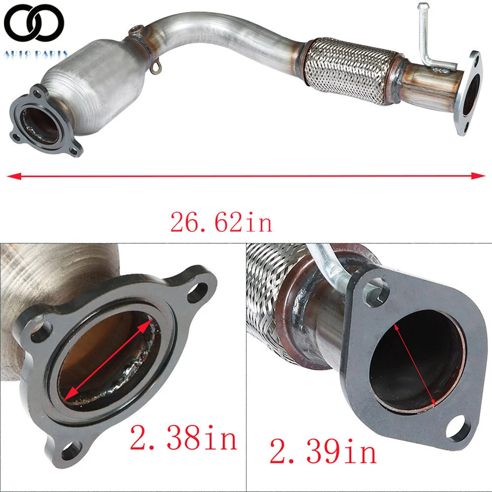 Convertidor catalítico para Chevrolet Captiva Sport 2012-2015 Equinox 2010-2014 2,4 L Foto 3 de 4