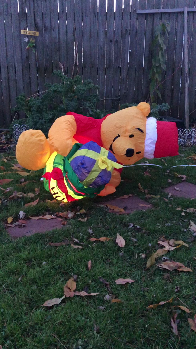 Disney Christmas Winnie The Pooh Gemmy Airblown Inflatable Disney Christmas Winnie The Pooh Gemmy Airblown Inflatable