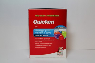 For Sale Quicken Deluxe 2017 for Windows New Sealed For Sale Quicken Deluxe 2017 for Windows New Sealed