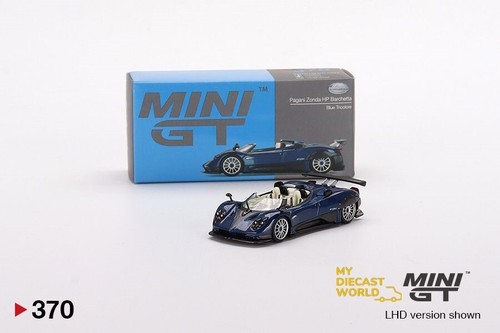 1/64 Mini GT #370 Pagani Zonda HP Barchetta Blue Tricolor MGT00370 - Picture 5 of 5