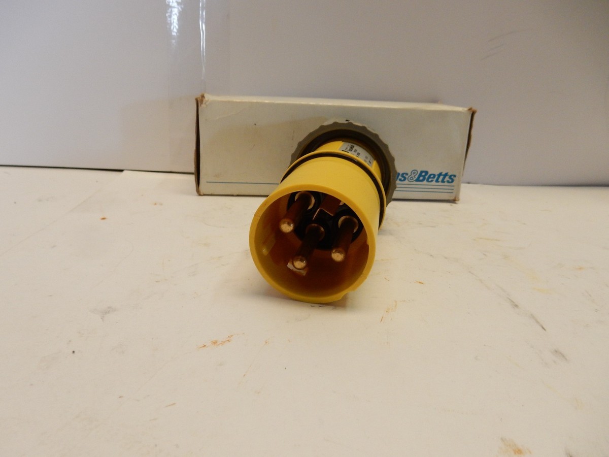 Buy Thomas Betts Russellstoll JPS1034H 100A 250V/600VAC 3P4W J-Line Plug Connector in Costa Mesa