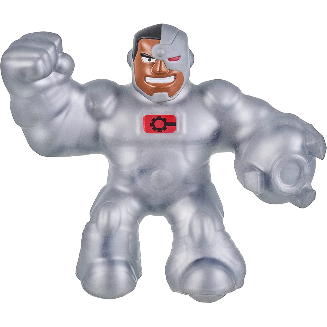Heroes Of Goo Jit Zu DC Superheores Soft Strech Gooey Squishy Figure - Cyborg