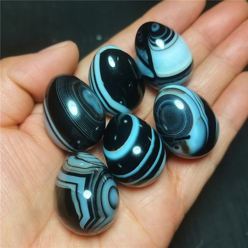 TOP 18-20g Natural Gobi Agate Eyes Agate egg Healing YY - Picture 7 of 12