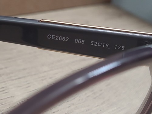 Chloe CE 2662 065 Smoke 52 -16-135 Eyeglasses Frames Chloe Glasses Made in italy - Bild 3 von 7