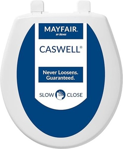 Mayfair Toilet Seat Caswell Slow Close With Never Loosens Feature