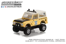 Greenlight Hobby Exclusive 1969 Ford Bronco #141 Rebelle Rally 1:64 Scale 30389
