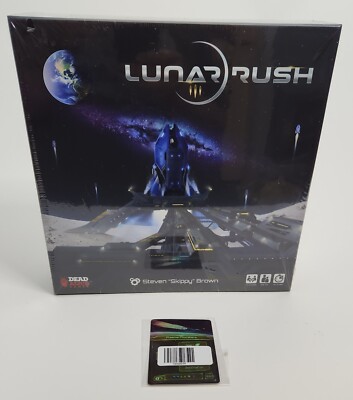 Lunar Rush Deluxe Kickstarter Edition + Promo Card by Dead Alive Games SEALED