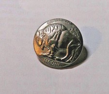 BUFFALO NICKEL COIN REPRO. TAILS CONCHO 7/8" RIVET BACK Tandy cat 7093-02