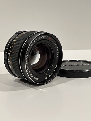 Topcon RE GN Topcor M 50mm f/1.4 Prime Standard Lens - Black Topcon RE GN Topcor M 50mm f/1.4 Prime Standard Lens - Black