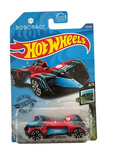 Hot Wheels Roborace Robocar 4/5 vitesses flou #63/250 neuf