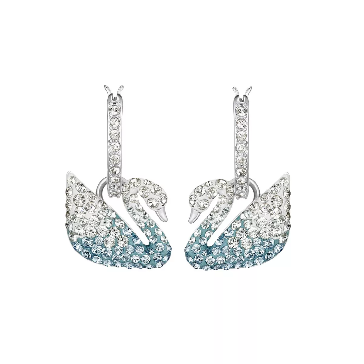 Iconic swan sale stud pierced earrings
