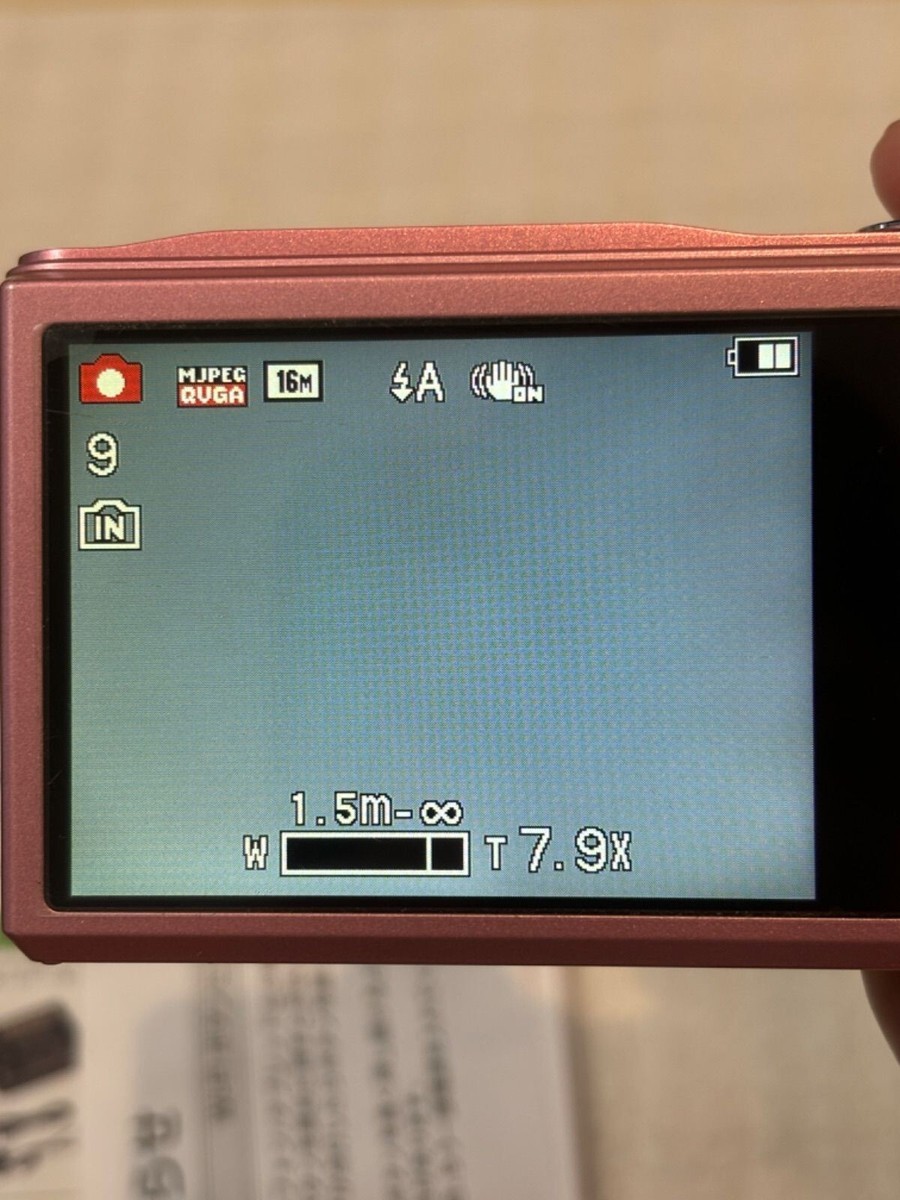 Panasonic LUMIX DMC-SZ8 Wi-Fi Pink Digital Camera with box