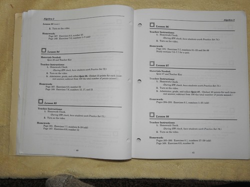 ABeka Algebra 2,1st Ed.Student text,Solution Key,Test Key&Solutions 1987 - Picture 7 of 12