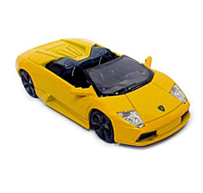 Lamborghini Murcielago Roadster Yellow MotorMax Scale 1:43