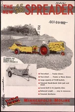 1958 Minneapolis Moline LS300 Manure Spreader Dealer Brochure