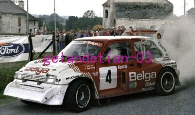 1/18 Scale Sunstar MG Metro 6R4 WRC No.4 1986 Model Car Toys