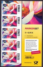BRD FB 158 (EZM 3953) "Blumengru&szlig;" selbstkl. 2026 - Postfrisch - 5er Set rechts