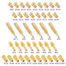 42pcs Carburetor Main Pilot Slow Jet Kit for Mikuni VM29 VM33 Smoothbore Rack