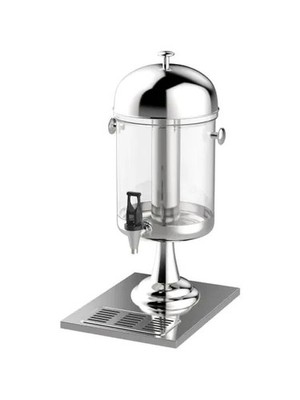 Gastro Saftspender Getränkespender Getränkedispenser 1x8 Liter  silber