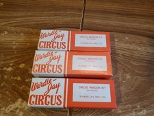 Wardie Jay Circus Wagon Calliope, Ticket & Generator Wagon Vintage Model Kits