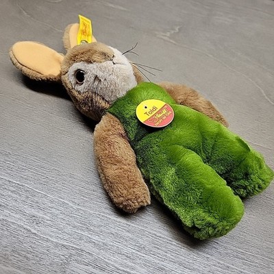 シュタイフ　ハッピー　ブランクボタン VTG German STEIFF Bunny Rabbit w/ TAGS Toldi 6254/22 Button Ear
