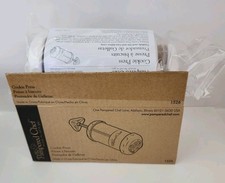 Pampered Chef Cookie Press 1526 New In Original Box with Instructions & Discs
