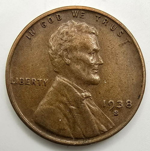 1938 S Lincoln Wheat Cent VF/XF You Grade It! EF Penny Type Coin Free Ship!