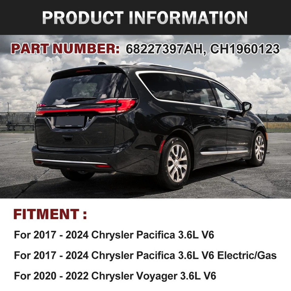 Cámara de visión trasera para Chrysler Voyager Pacifica 2017-24 68227397AH nueva Foto 3 de 4