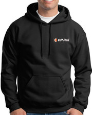 Canadian Pacific 1970's CP Rail Multimark Logo - 50/50 Cotton/Poly Adult Hoodie