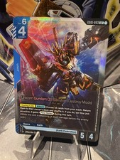 Gundam TCG- Unicorn Gundam 02 Banshee (Destroy Mode) GD01-003 LR English