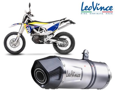 Exhaust Leovince LV ONE EVO INOX approved HUSQVARNA 701 SM 2017 2020 14325EK