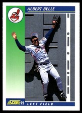Albert Belle 1992 Score #31 Indians MLB READ FREE SHIPPING AutographDen
