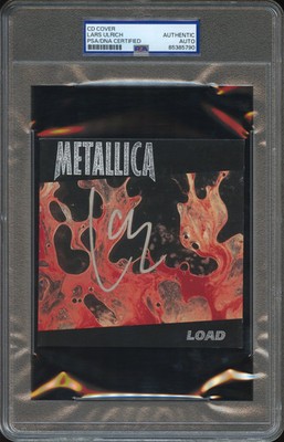 Lars Ulrich Signed Autographed CD Cover “Load” Metallica PSA/DNA