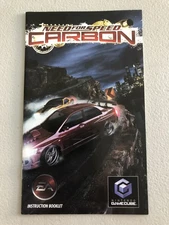 Nintendo Gamecube Manual ONLY Need For Speed Carbon EA Sports Booklet 2006 NFS