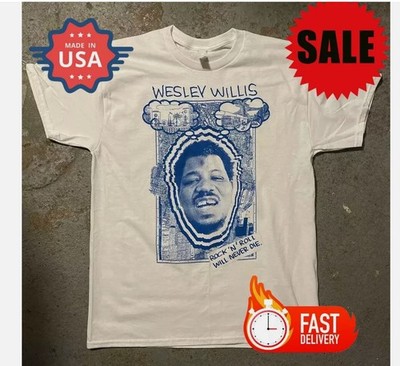 Wesley Willis T Shirt Classic white Unisex S-5XL Short Sleeve