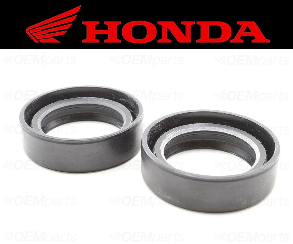Juego de (2) sello de aceite de horquilla delantera Honda (ver tabla de montaje) #91255-331-671 Foto 2 de 3