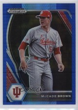 2021 Panini Prizm Draft Picks Blue & Carolina Hyper McCade Brown #PDP79 15ae