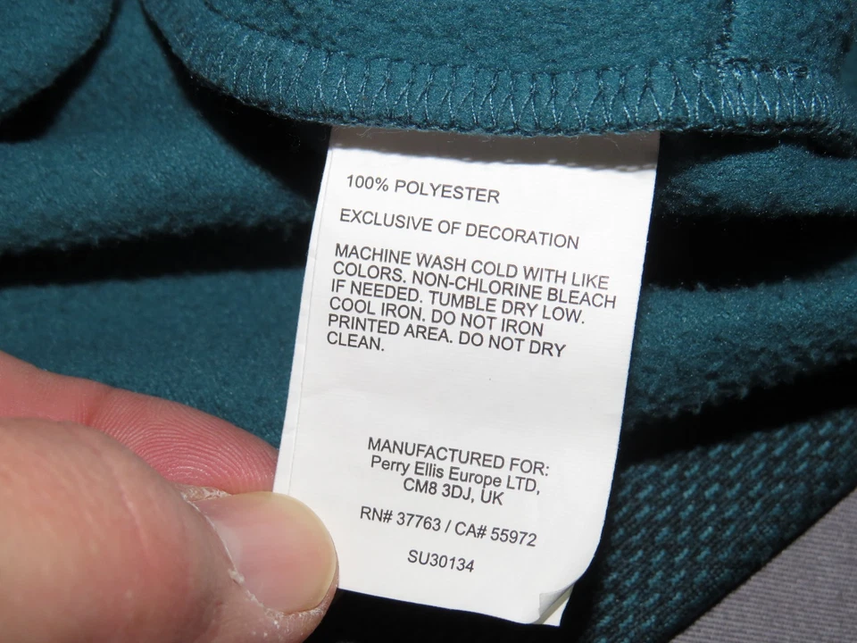 CALLAWAY 100% 聚酯纤维绿色拉 1/4 拉链运动高尔夫夹克男式 XXL — 第 4/4 张图片