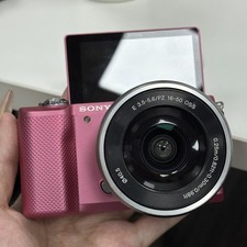 Sony Alpha a5000 Mirrorless Digital Camera w/16-50mm Lens English PINK - 90 NEW