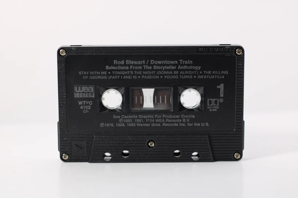 Rod Stewart downtown train 1984 Cassette tape - Image 4 of 4